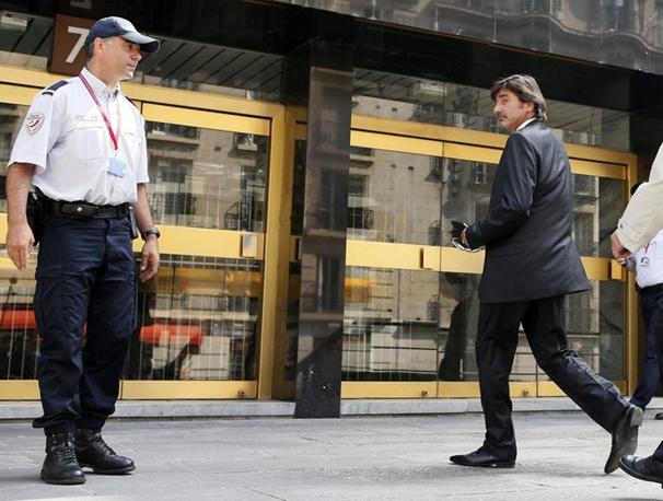 L'ex-commissaire Michel Neyret comparaissait devant le conseil de discipline de la police, le 4 septembre 2012 &agrave; Paris. 