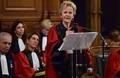 Paris, le 23 janvier 2017. Eliane Houlette lors de l'audience solennelle de rentr&eacute;e du tribunal de Paris.