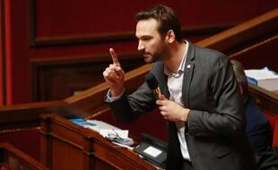 Paris, le 24 f&eacute;vrier 2020. D&eacute;put&eacute; (LFI) Ugo Bernalicis accuse sept personnalit&eacute;s de la justice de parjure